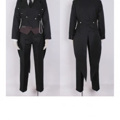 Cosrea Cosplay Costumes Black Butler Sebastian Michaelis Anime Version Cosplay Costume