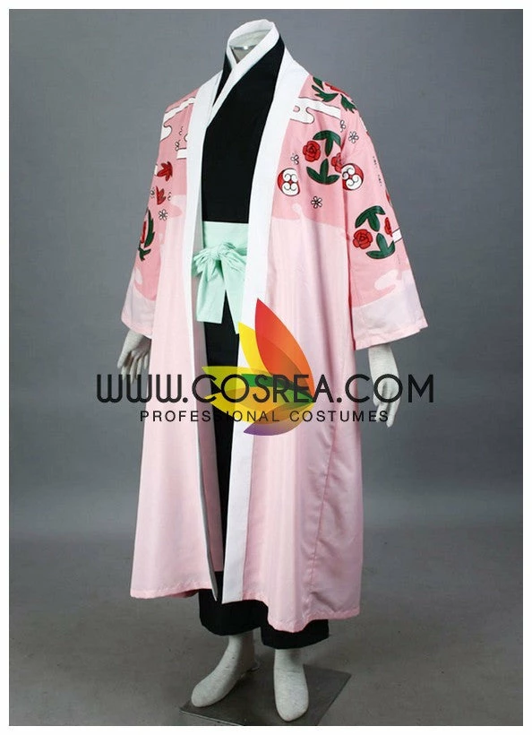 Cosrea Bleach Shunsui Sozosuke Jiro Kyoraku Shinigami Cosplay Costume 5 Cosrea Bleach Shunsui Sozosuke Jiro Kyoraku Shinigami Cosplay Costume