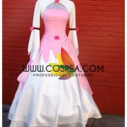 Cosrea Code Geass Euphiemia Pink Satin Cosplay Costume