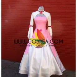 Cosrea Code Geass Euphiemia Pink Satin Cosplay Costume