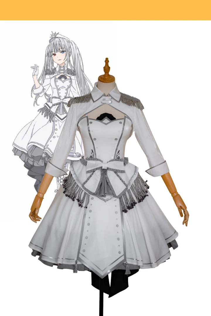 Cosrea Cosplay Costumes Date A Live White Queen Cosplay Costume 3 Cosrea Cosplay Costumes Date A Live White Queen Cosplay Costume