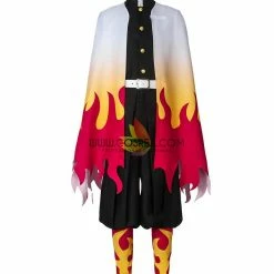 Cosrea Demon Slayer Rengoku Kyojuro Printed Cosplay Costume Cosplay Costumes 21 Cosrea Demon Slayer Rengoku Kyojuro Printed Cosplay Costume Cosplay Costumes