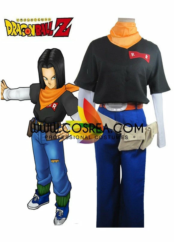 Cosrea Dragonball Number 17 Cosplay Costume Cosplay Costumes 4 Cosrea Dragonball Number 17 Cosplay Costume Cosplay Costumes