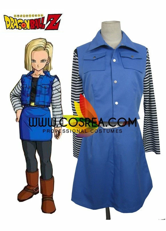 Cosrea Dragonball Number 18 Cosplay Costume 4 Cosrea Dragonball Number 18 Cosplay Costume