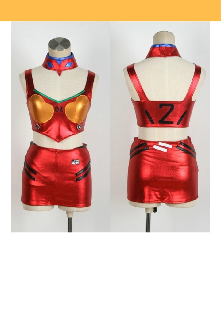 Cosrea EVA Neon Genesis Asuka Langley Racing Cosplay Costume 3 Cosrea EVA Neon Genesis Asuka Langley Racing Cosplay Costume