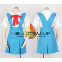 Cosrea EVA Neon Genesis Rei School Uniform Cosplay Costume