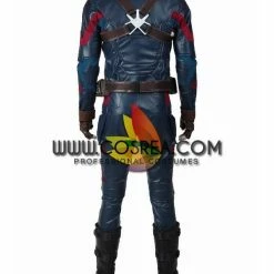 Cosrea Captain America Civil War PU Leather Cosplay Costume