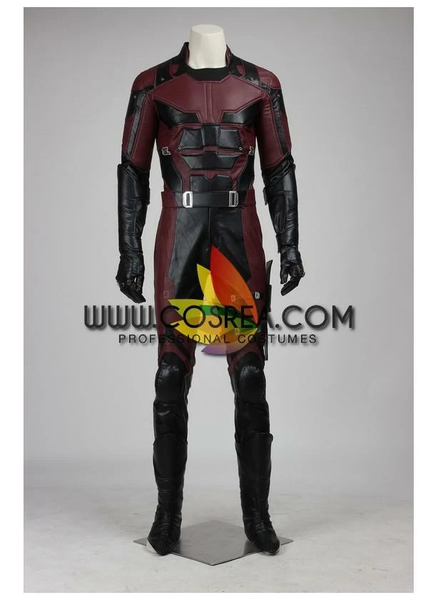 Cosrea Daredevil Season 1 PU Leather Cosplay Costume Cosplay Costumes 4 Cosrea Daredevil Season 1 PU Leather Cosplay Costume Cosplay Costumes