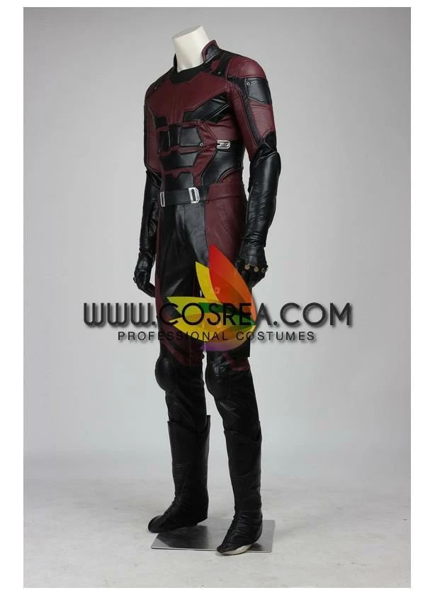 Cosrea Daredevil Season 1 PU Leather Cosplay Costume Cosplay Costumes 5 Cosrea Daredevil Season 1 PU Leather Cosplay Costume Cosplay Costumes