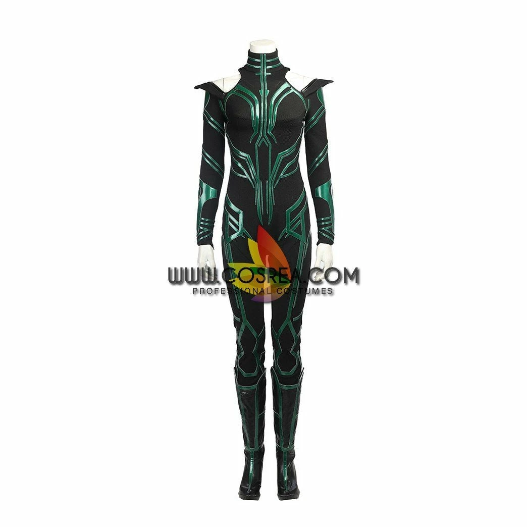 Cosrea Cosplay Costumes Hela Option B PU Leather Cosplay Costume 9 Cosrea Cosplay Costumes Hela Option B PU Leather Cosplay Costume