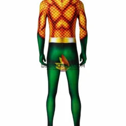 Cosrea Aquaman Classic Version With Flared Gloves Digital Printed Cosplay Costume