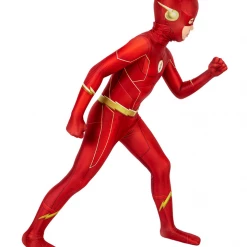 Cosrea Cosplay Costumes Flash Season 6 Kids Size Digital Printed Cosplay Costume