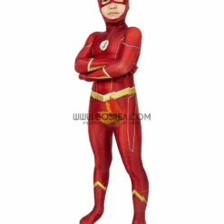 Cosrea Cosplay Costumes Flash Season 6 Kids Size Digital Printed Cosplay Costume 16 Cosrea Cosplay Costumes Flash Season 6 Kids Size Digital Printed Cosplay Costume