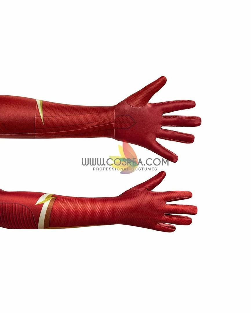 Cosrea Cosplay Costumes Flash Season 6 Kids Size Digital Printed Cosplay Costume 7 Cosrea Cosplay Costumes Flash Season 6 Kids Size Digital Printed Cosplay Costume