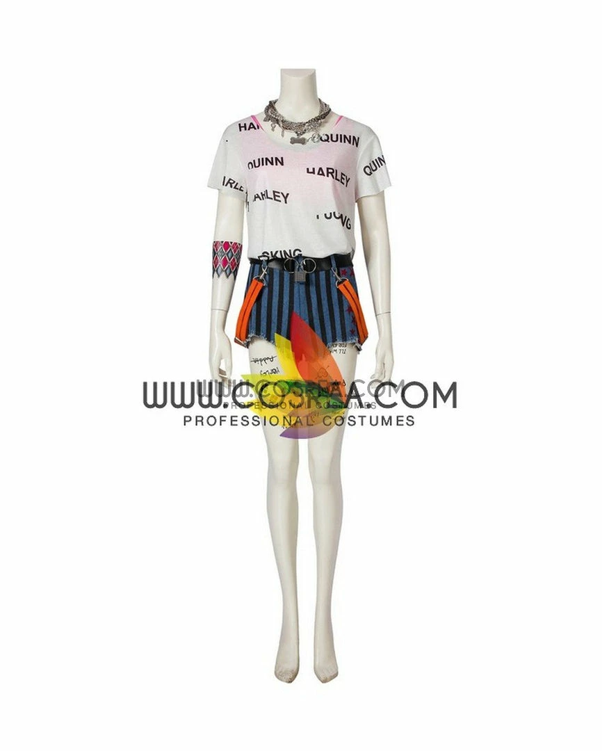 Cosrea Harley Quinn Birds Of Prey Poster Version Cosplay Costume 4 Cosrea Harley Quinn Birds Of Prey Poster Version Cosplay Costume