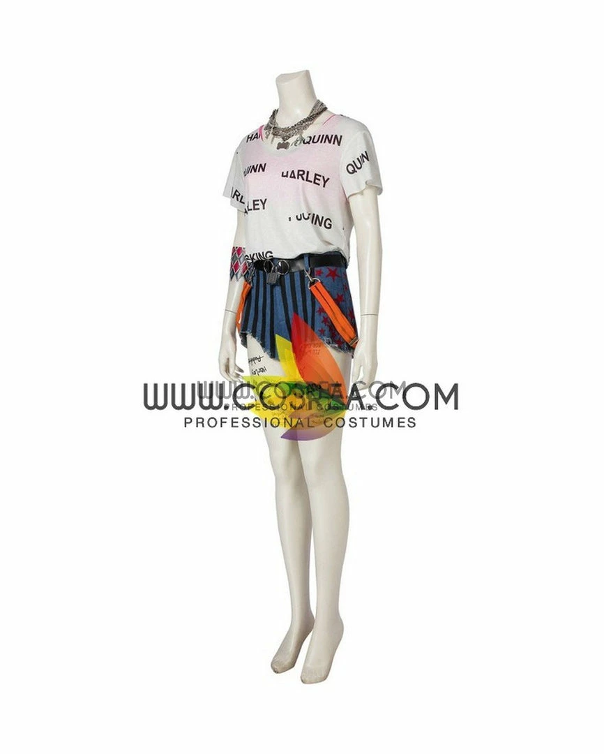 Cosrea Harley Quinn Birds Of Prey Poster Version Cosplay Costume 5 Cosrea Harley Quinn Birds Of Prey Poster Version Cosplay Costume