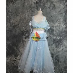 Cosrea Aladdin Jasmine Blue Sequined Cosplay Costume Disney Inspired 11 Cosrea Aladdin Jasmine Blue Sequined Cosplay Costume Disney Inspired