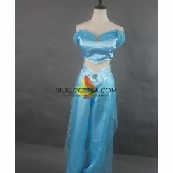 Cosrea Aladdin Jasmine Classic Satin Cosplay Costume Disney Inspired 10 Cosrea Aladdin Jasmine Classic Satin Cosplay Costume Disney Inspired
