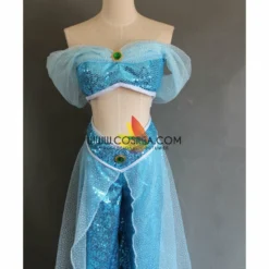 Cosrea Aladdin Jasmine Sequin Fabric Cosplay Costume