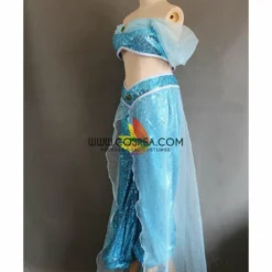 Cosrea Aladdin Jasmine Sequin Fabric Cosplay Costume