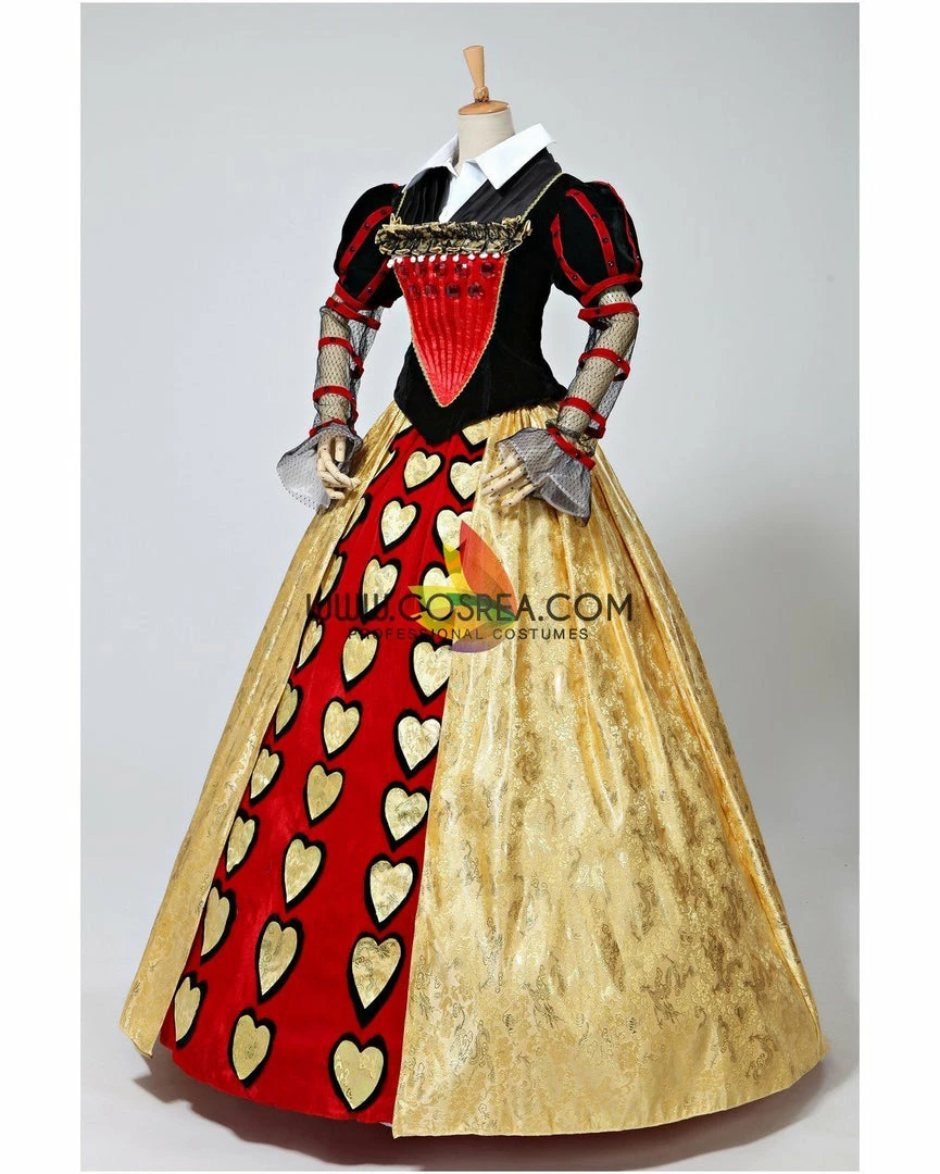 Cosrea Alice In The Wonderland Red Queen Cosplay Costume Disney Inspired 7 Cosrea Alice In The Wonderland Red Queen Cosplay Costume Disney Inspired