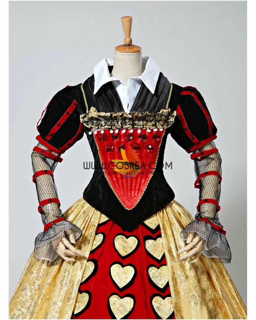 Cosrea Alice In The Wonderland Red Queen Cosplay Costume Disney Inspired 5 Cosrea Alice In The Wonderland Red Queen Cosplay Costume Disney Inspired