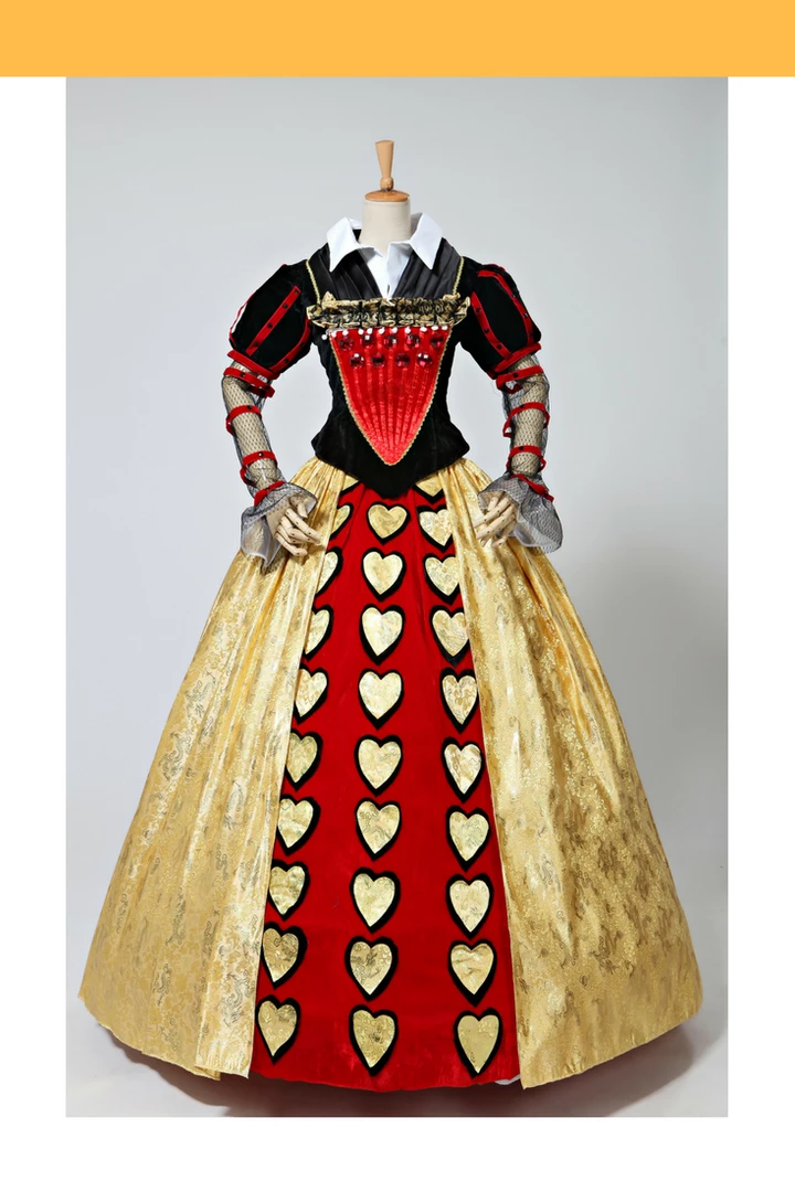 Cosrea Alice In The Wonderland Red Queen Cosplay Costume Disney Inspired 3 Cosrea Alice In The Wonderland Red Queen Cosplay Costume Disney Inspired