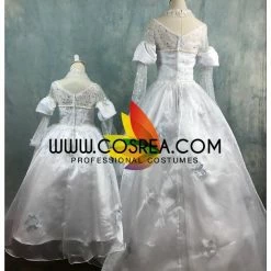 Cosrea Girls Size White Queen Cosplay Costume Disney Inspired 17 Cosrea Girls Size White Queen Cosplay Costume Disney Inspired