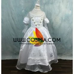 Cosrea Girls Size White Queen Cosplay Costume Disney Inspired 12 Cosrea Girls Size White Queen Cosplay Costume Disney Inspired