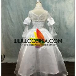 Cosrea Girls Size White Queen Cosplay Costume Disney Inspired 14 Cosrea Girls Size White Queen Cosplay Costume Disney Inspired