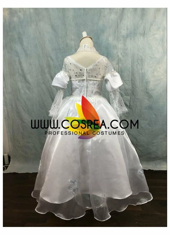 Cosrea Girls Size White Queen Cosplay Costume Disney Inspired 7 Cosrea Girls Size White Queen Cosplay Costume Disney Inspired