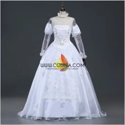 Cosrea Disney Inspired Alice In The Wonderland White Queen Cosplay Costume