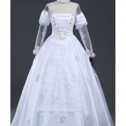 Cosrea Disney Inspired Alice In The Wonderland White Queen Cosplay Costume