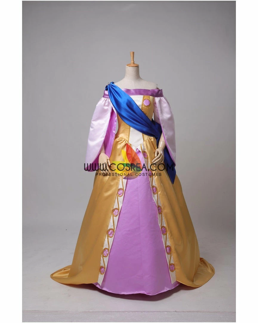 Cosrea Anastasia Classic Satin Court Cosplay Costume 4 Cosrea Anastasia Classic Satin Court Cosplay Costume