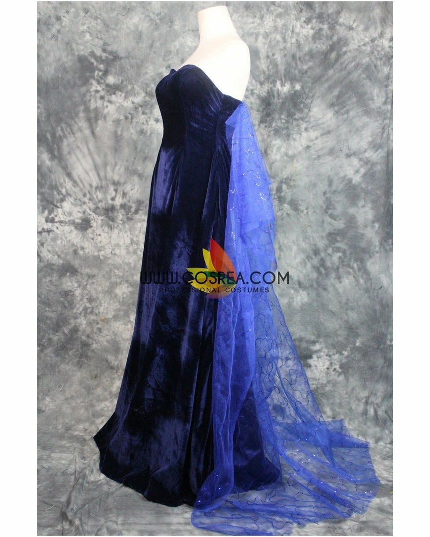 Cosrea Disney Inspired Anastasia Navy Blue Formal Evening Gown Cosplay Costume 7 Cosrea Disney Inspired Anastasia Navy Blue Formal Evening Gown Cosplay Costume