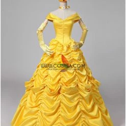 Cosrea Beauty And Beast Belle Classic Ballgown Cosplay Costume