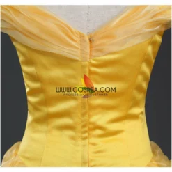 Cosrea Beauty And Beast Belle Classic Multilayer Organza Tulle Cosplay Costume