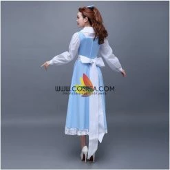 Cosrea Beauty And Beast Belle Classic Peasant In Satin Cosplay Costume 13 Cosrea Beauty And Beast Belle Classic Peasant In Satin Cosplay Costume