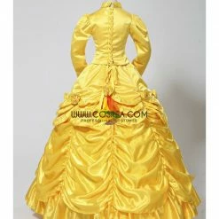 Cosrea Disney Inspired Beauty And Beast Belle Classic Winter Cosplay Costume
