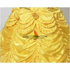 Cosrea Disney Inspired Beauty And Beast Belle Classic Winter Cosplay Costume