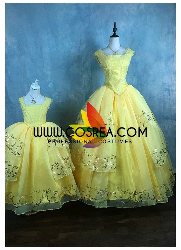 Cosrea Girls Size Beauty And Beast Belle Live Action Cosplay Costume Disney Inspired 7 Cosrea Girls Size Beauty And Beast Belle Live Action Cosplay Costume Disney Inspired