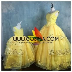 Cosrea Girls Size Beauty And Beast Belle Live Action Cosplay Costume Disney Inspired 10 Cosrea Girls Size Beauty And Beast Belle Live Action Cosplay Costume Disney Inspired