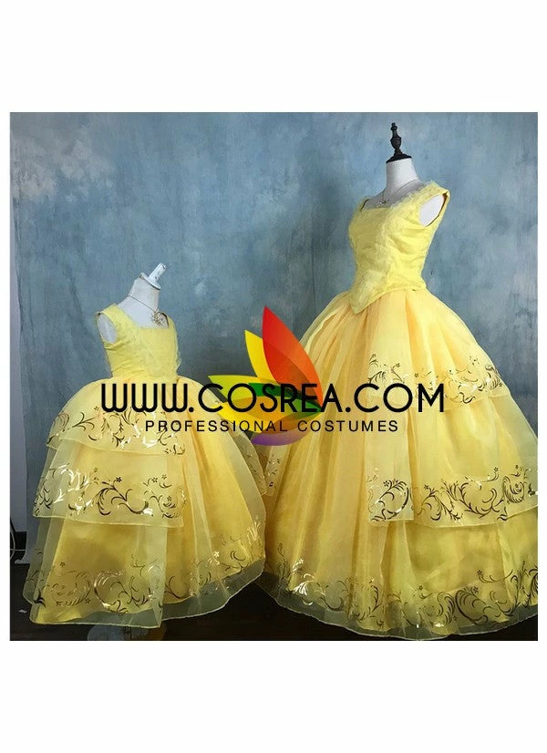 Cosrea Girls Size Beauty And Beast Belle Live Action Cosplay Costume Disney Inspired 6 Cosrea Girls Size Beauty And Beast Belle Live Action Cosplay Costume Disney Inspired