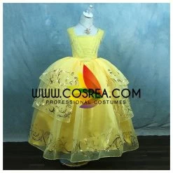 Cosrea Girls Size Beauty And Beast Belle Live Action Cosplay Costume Disney Inspired 8 Cosrea Girls Size Beauty And Beast Belle Live Action Cosplay Costume Disney Inspired