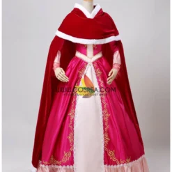 Cosrea Beauty And Beast Belle Pink Satin With Embroidered Gold Accent Cosplay Costume Disney Inspired 21 Cosrea Beauty And Beast Belle Pink Satin With Embroidered Gold Accent Cosplay Costume Disney Inspired