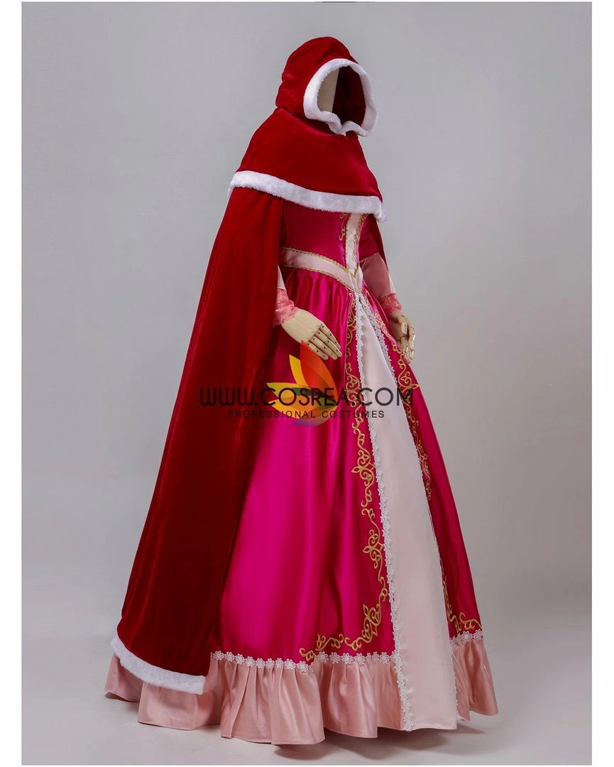 Cosrea Beauty And Beast Belle Pink Satin With Embroidered Gold Accent Cosplay Costume Disney Inspired 11 Cosrea Beauty And Beast Belle Pink Satin With Embroidered Gold Accent Cosplay Costume Disney Inspired