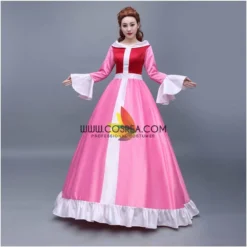 Cosrea Beauty And Beast Classic Belle Winter Cosplay Costume Disney Inspired