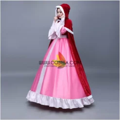 Cosrea Beauty And Beast Classic Belle Winter Cosplay Costume Disney Inspired