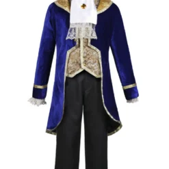 Cosrea Beauty And Beast Prince Formal Wear In Velvet And Brocade Satin Cosplay Costume