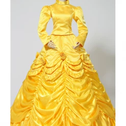 Cosrea Disney Inspired Beauty And Beast Belle Classic Winter Cosplay Costume